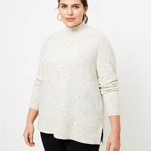 LOFT | Plus Flecked Tunic Sweater Sz 16/18